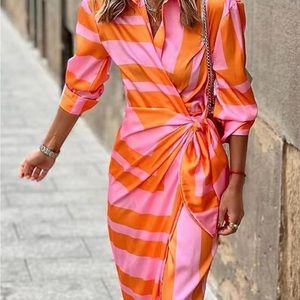 Maxi wrap dress